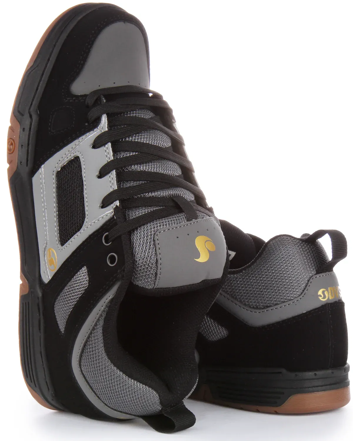 Dvs Gambol In Black Grey For Men - Image 4