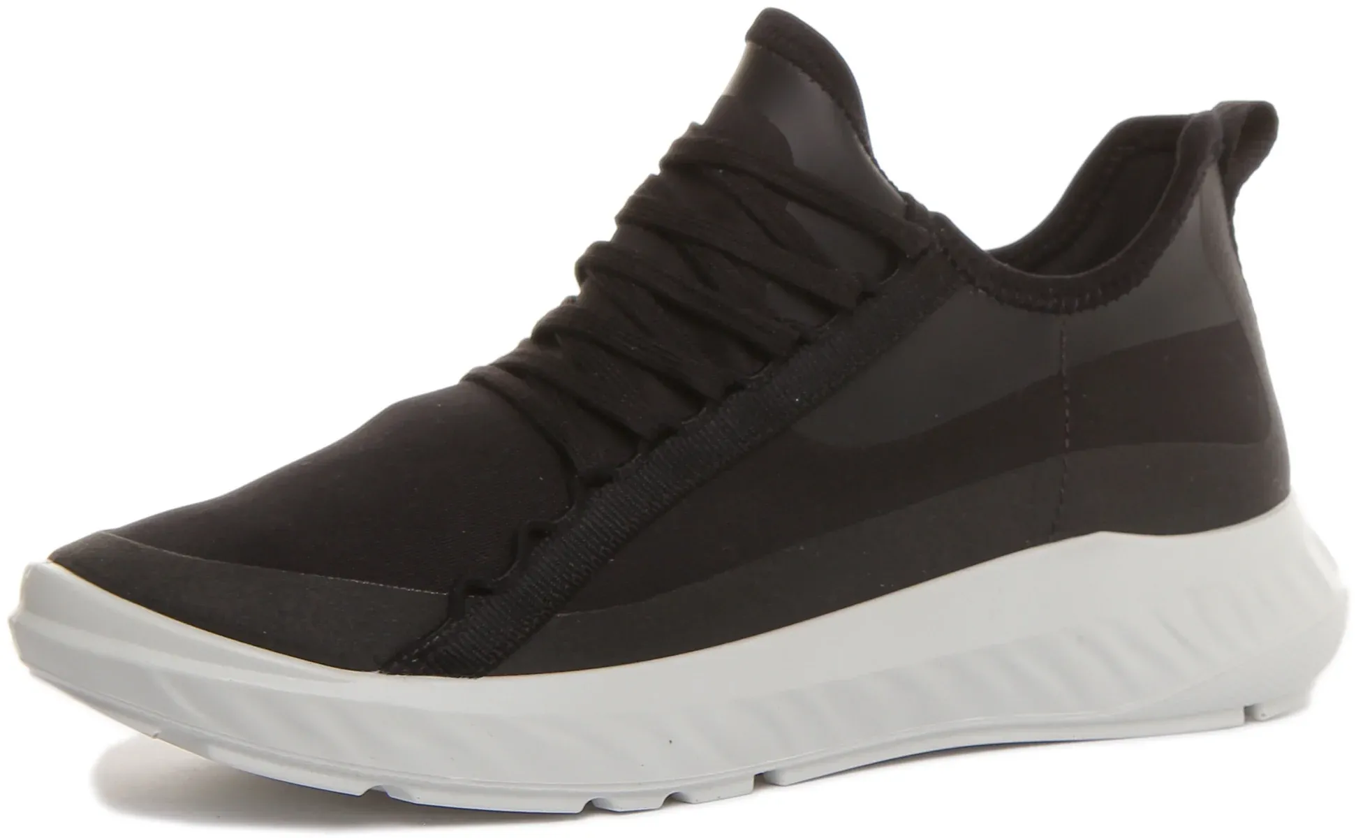 Ecco St.1 Lite In Black White For Women - Image 6