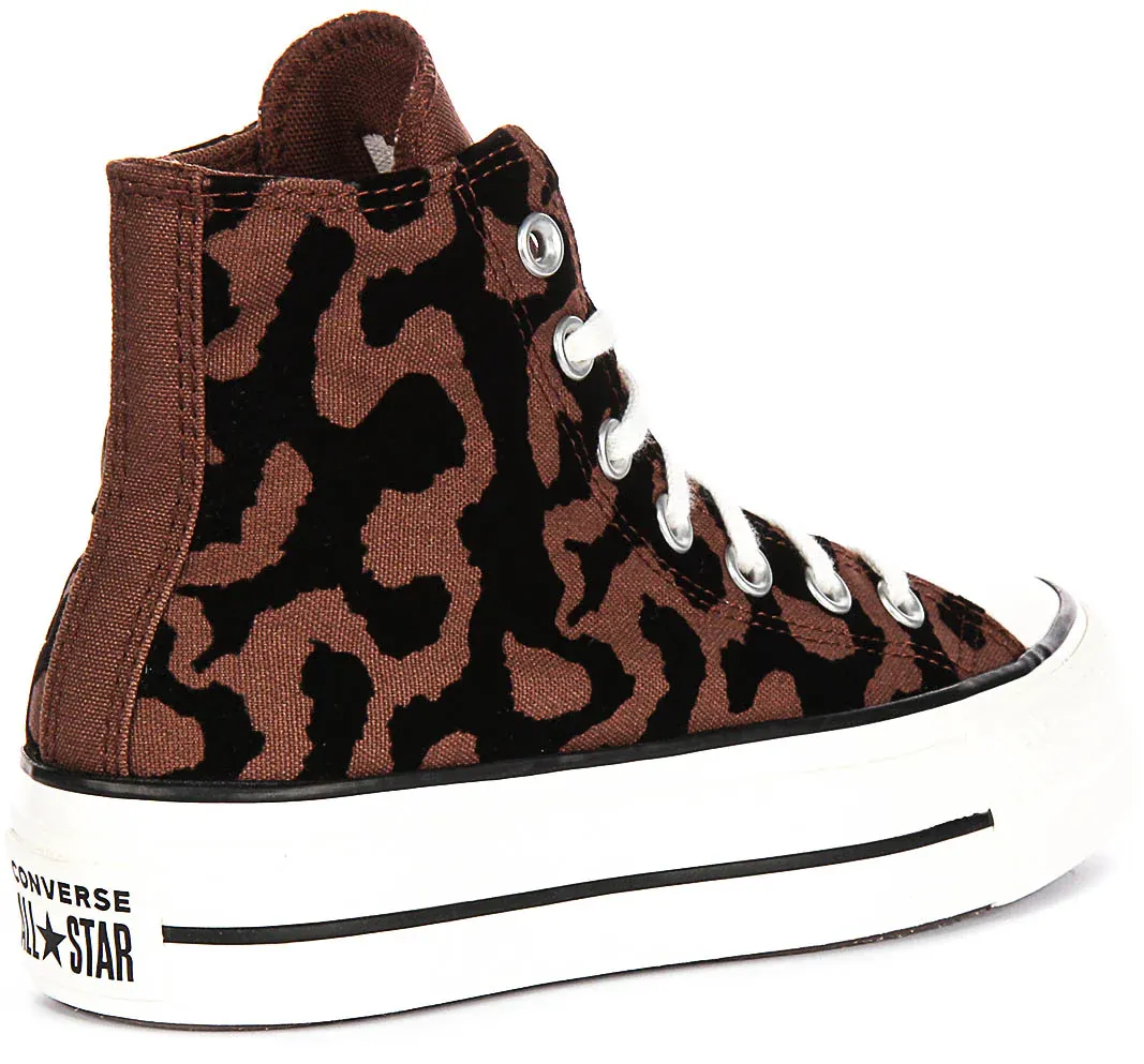 Converse Chuck 70 Leopard Remix A12351C In Brown Black - Image 3