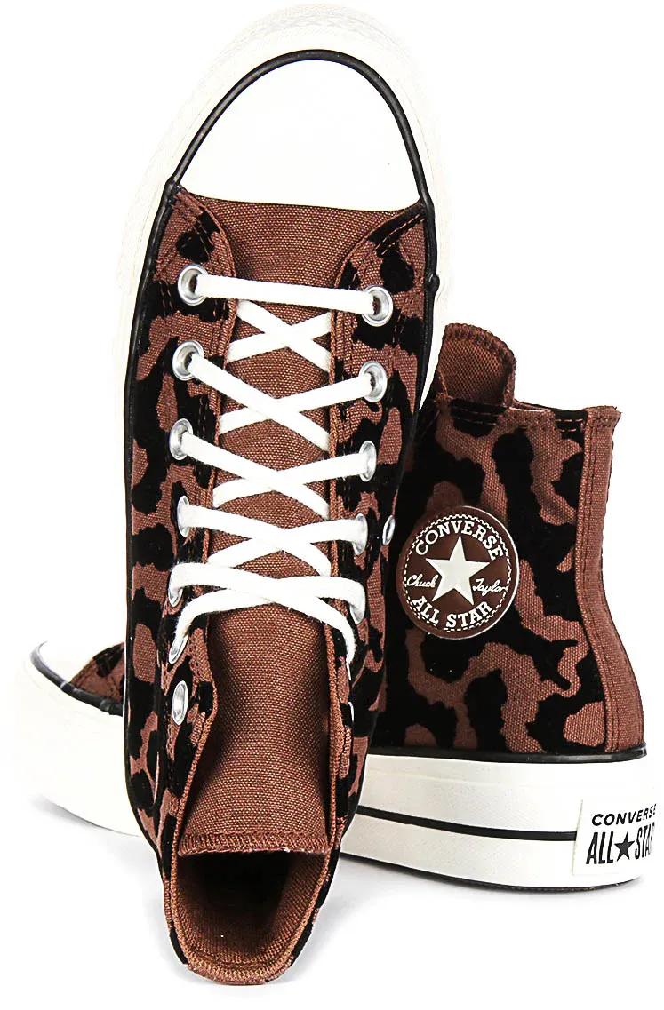 Converse Chuck 70 Leopard Remix A12351C In Brown Black - Image 4