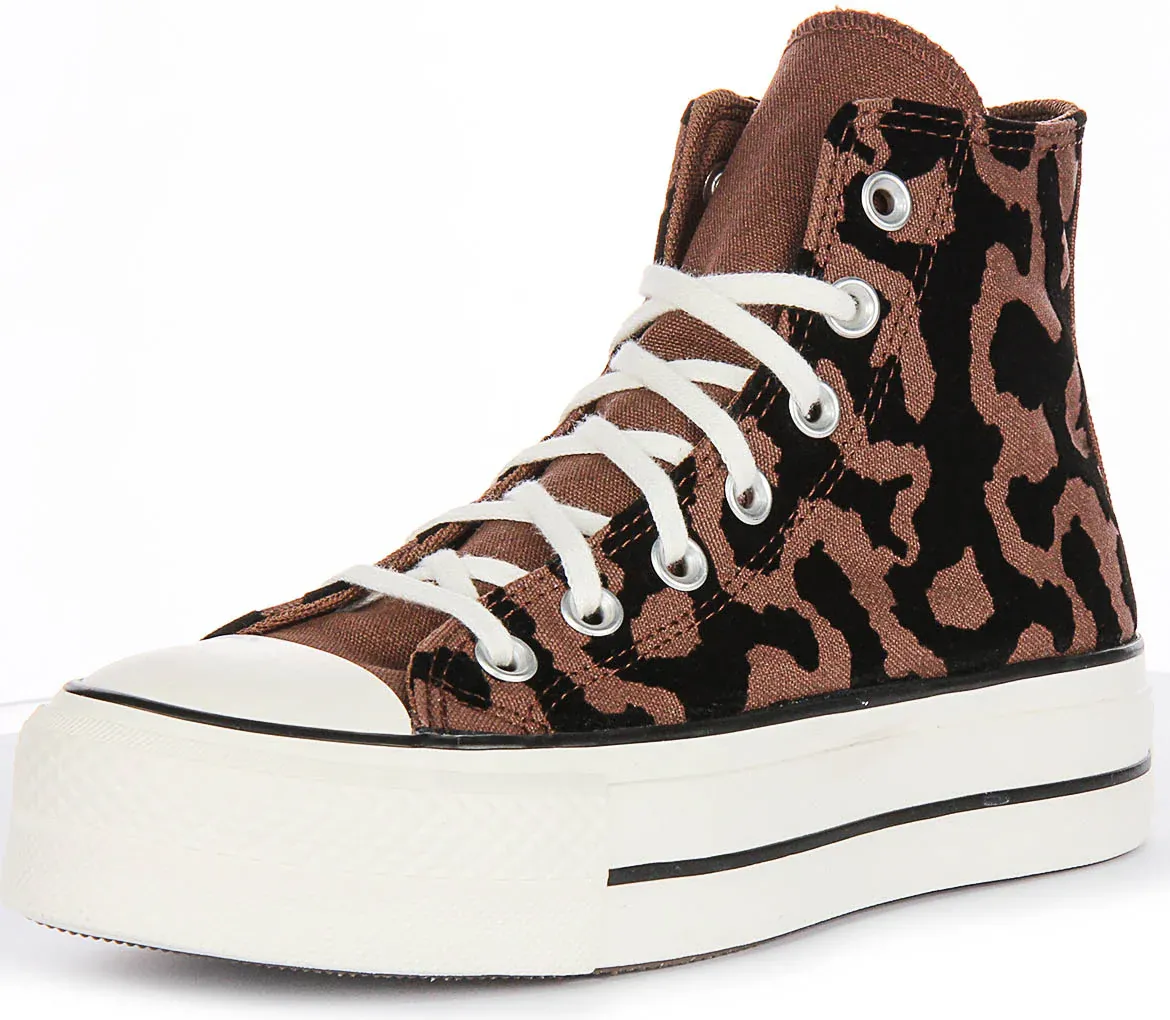 Converse Chuck 70 Leopard Remix A12351C In Brown Black - Image 6