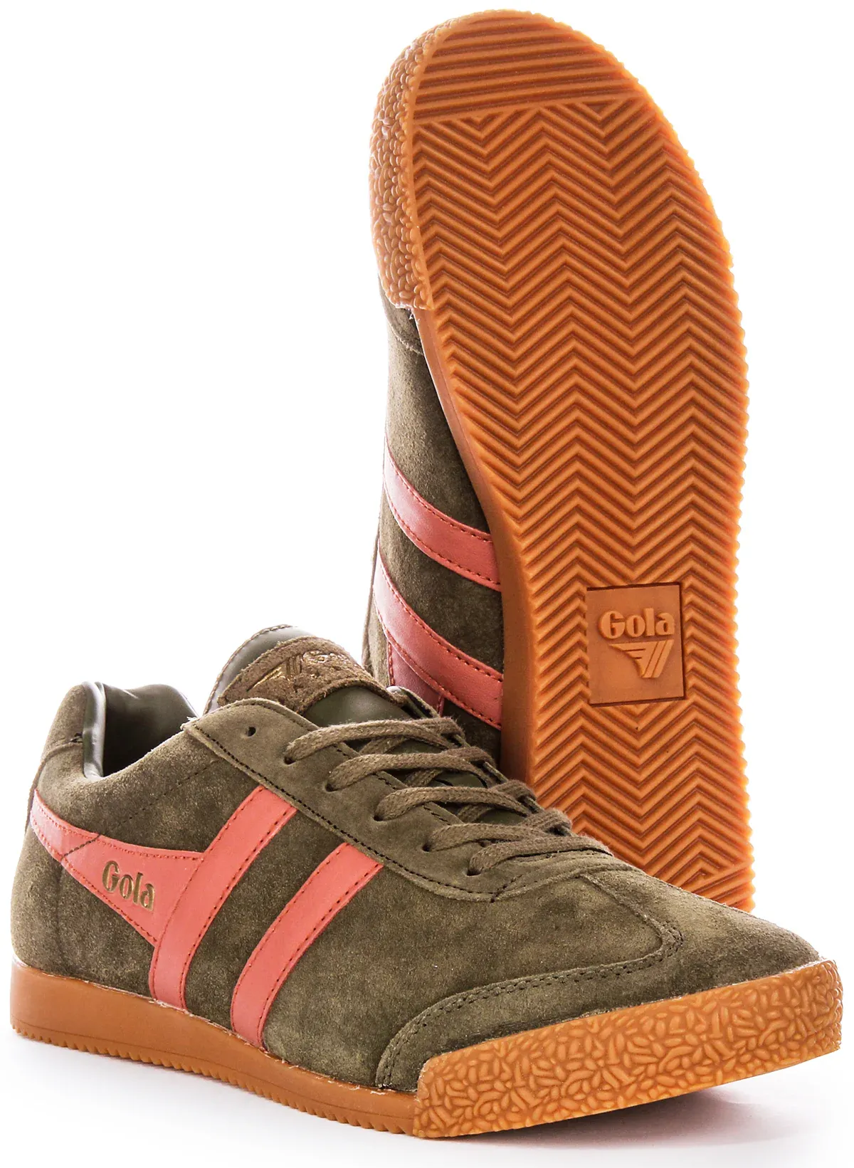 Gola Classics Harrier In Khaki Orange For Men - Image 5