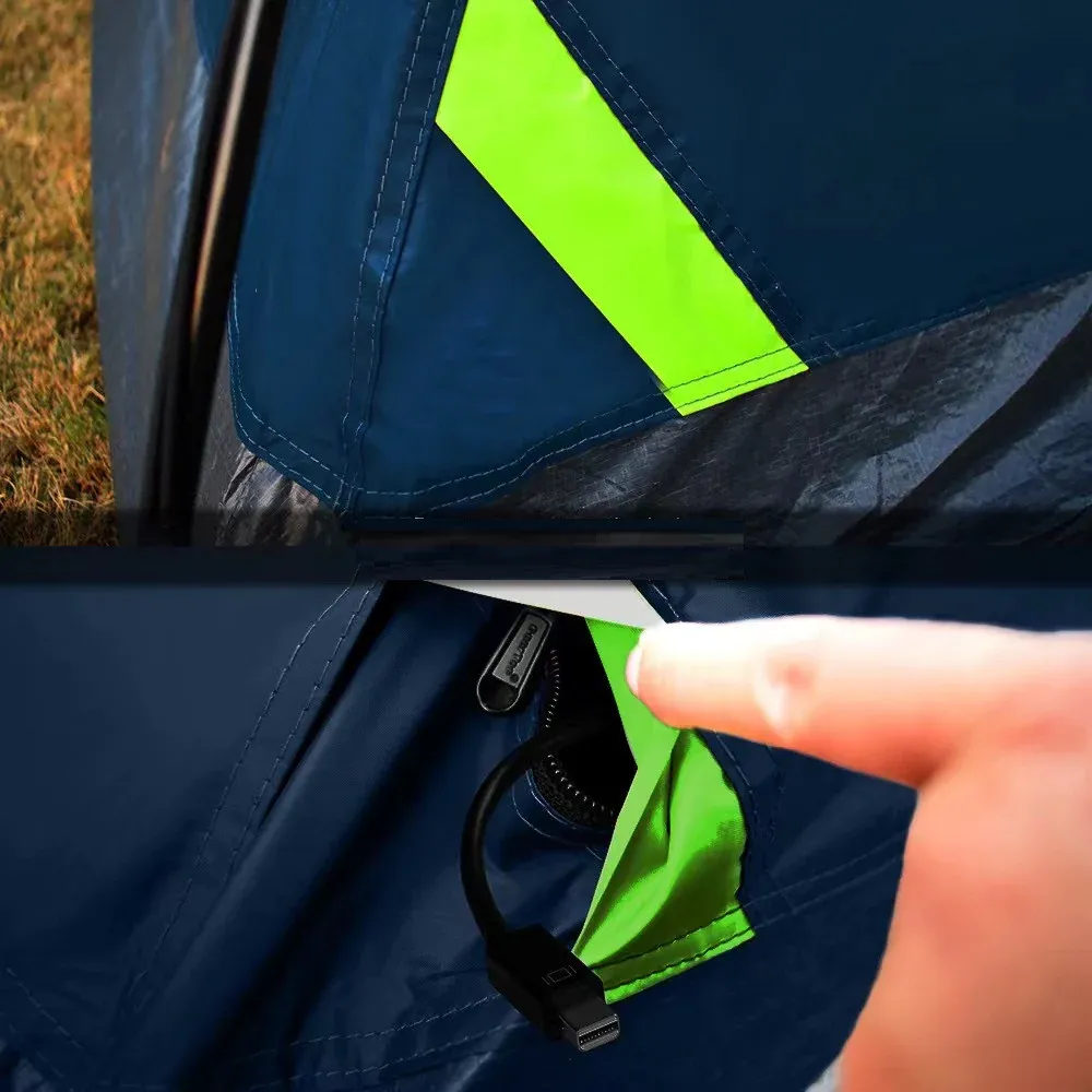 4 Person Darkroom Camping Tent | Black Coated Family & Backpacking Tent - Image 5